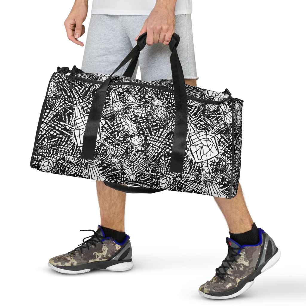 Obsidian Static on Duffle Bag — Front