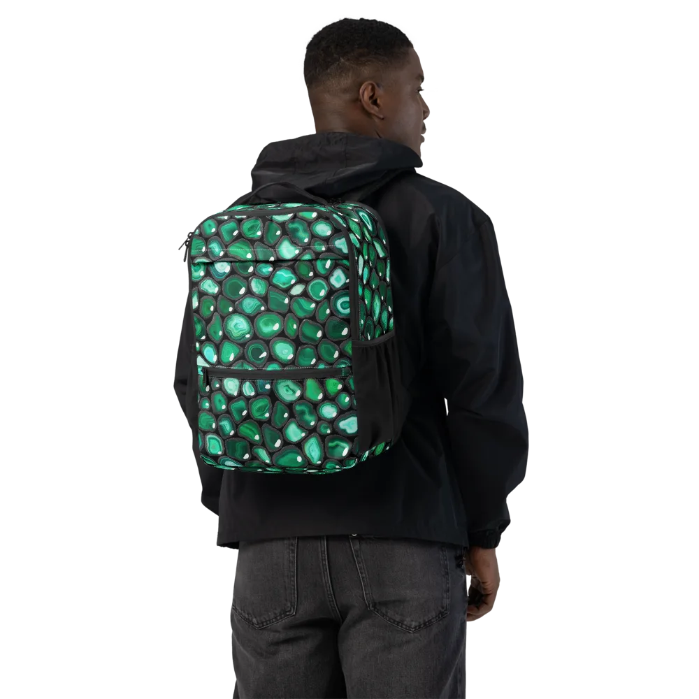 Verdant Veins on Utility Backpack — Back