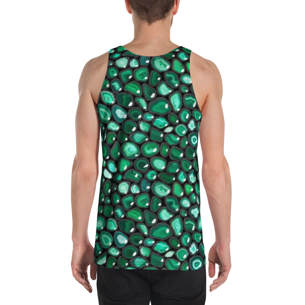 Verdant Veins on Men's Tank Top — Back