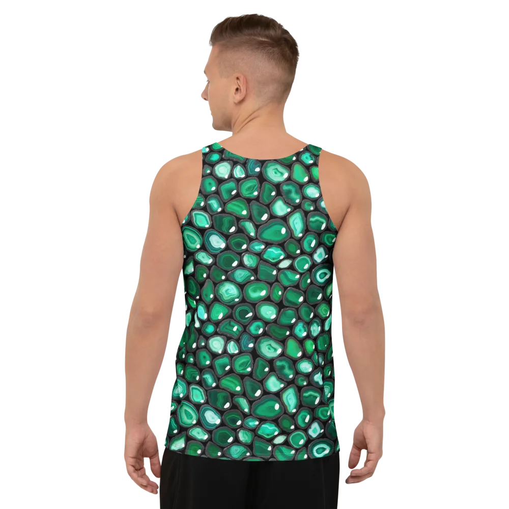 Verdant Veins on Men's Tank Top — Back