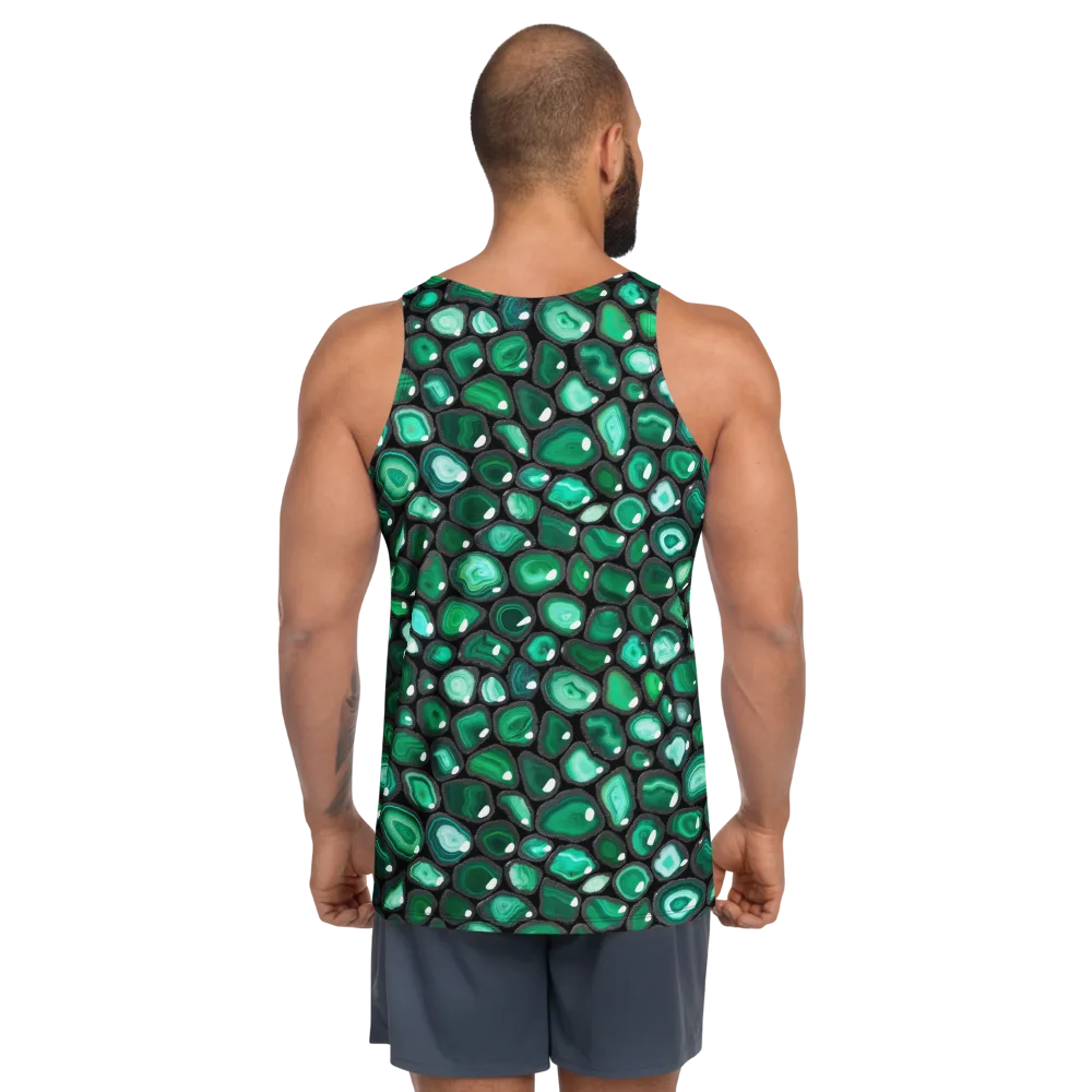 Verdant Veins on Men's Tank Top — Back