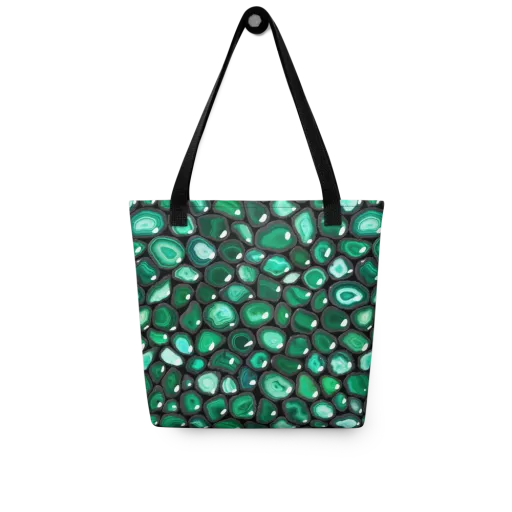 Verdant Veins on a Tote Bag