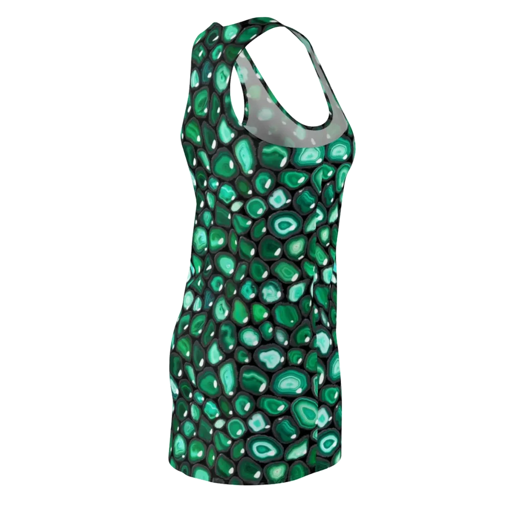 Verdant Veins on Racerback Dress — Back Side
