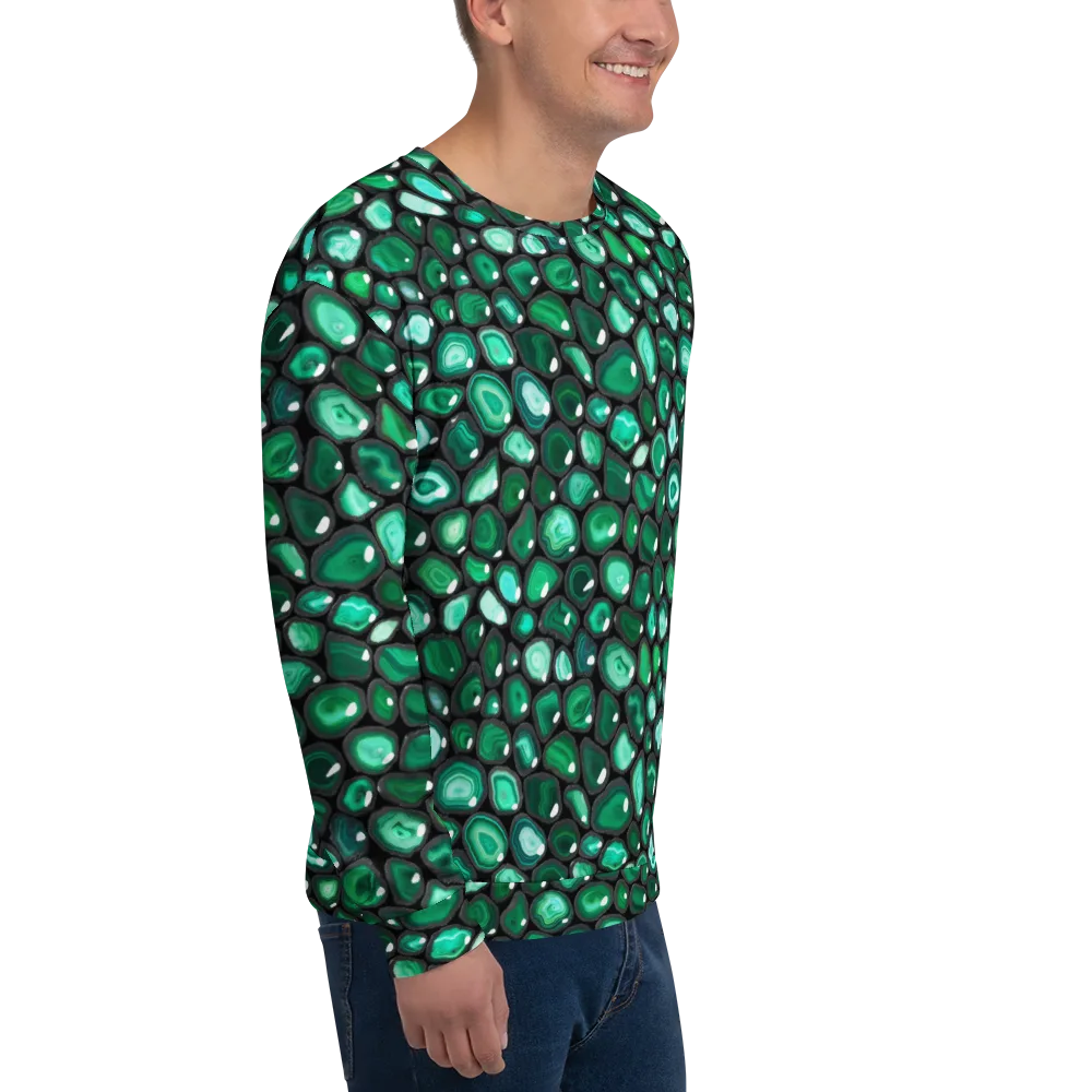 Verdant Veins on Sweatshirt — Right Front