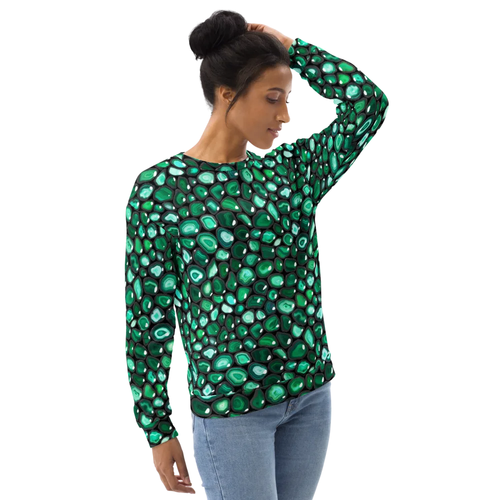 Verdant Veins on Sweatshirt — Right Front