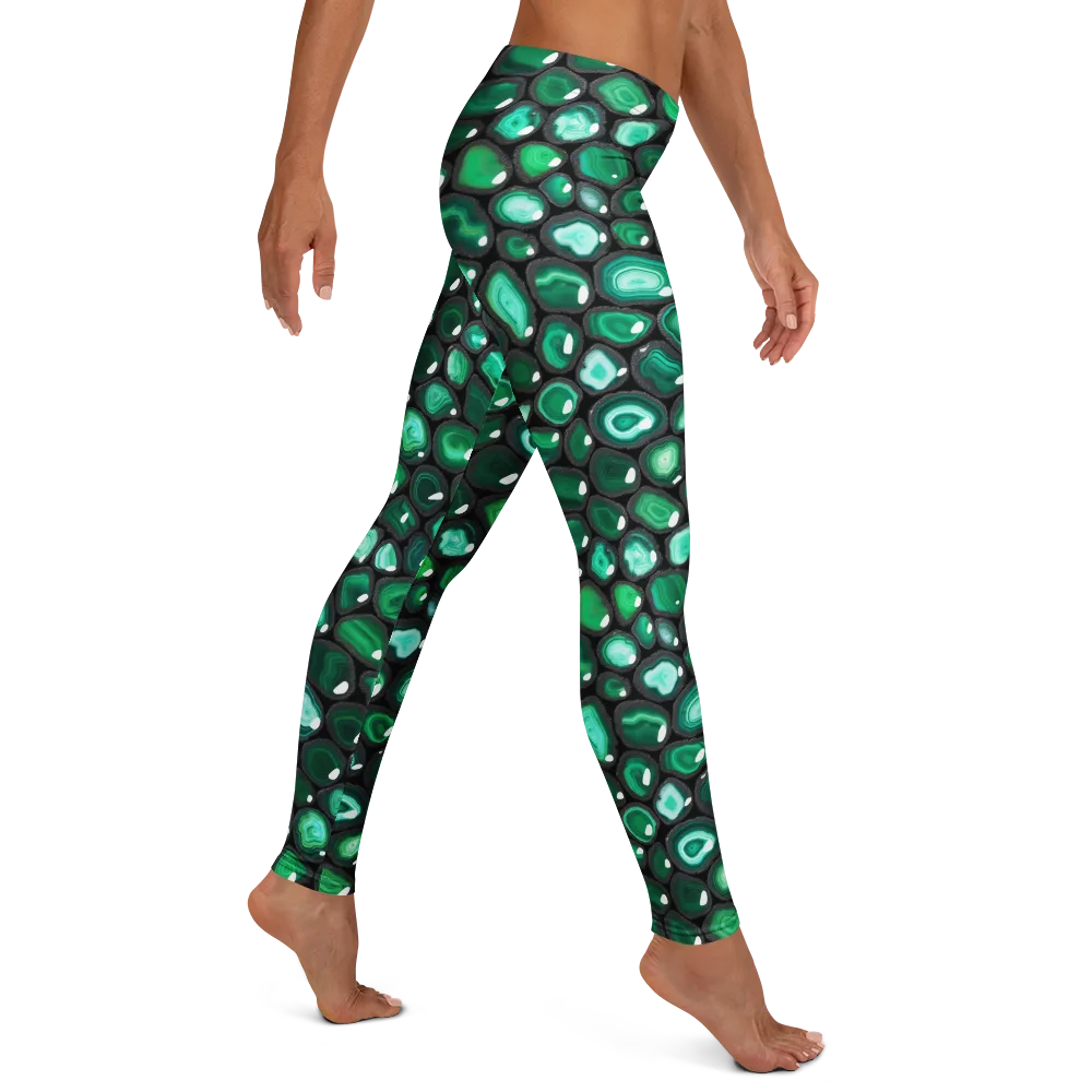 Verdant Veins on Leggings — Right