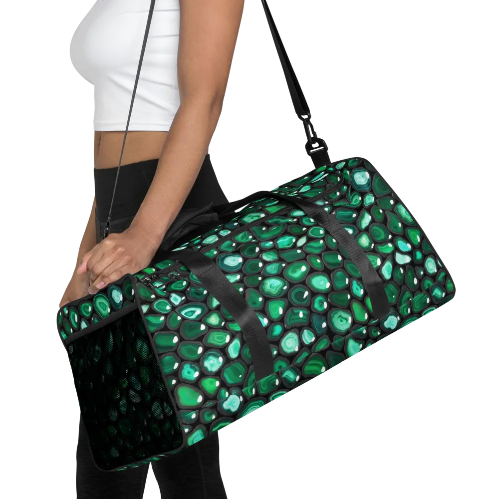 Verdant Veins on Duffle Bag — Front