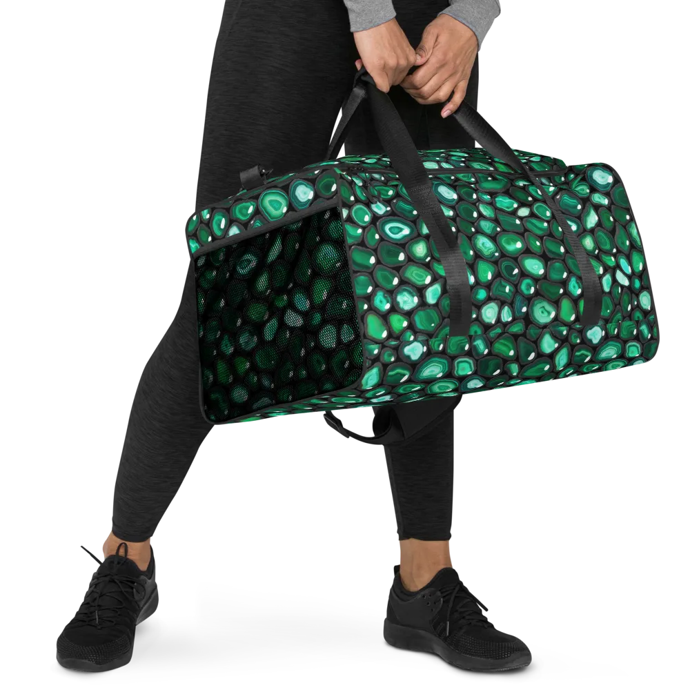 Verdant Veins on Duffle Bag — Right Front