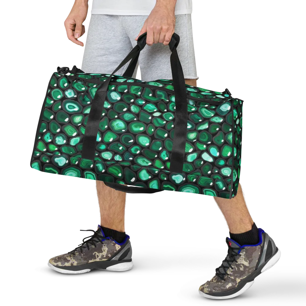 Verdant Veins on Duffle Bag — Front