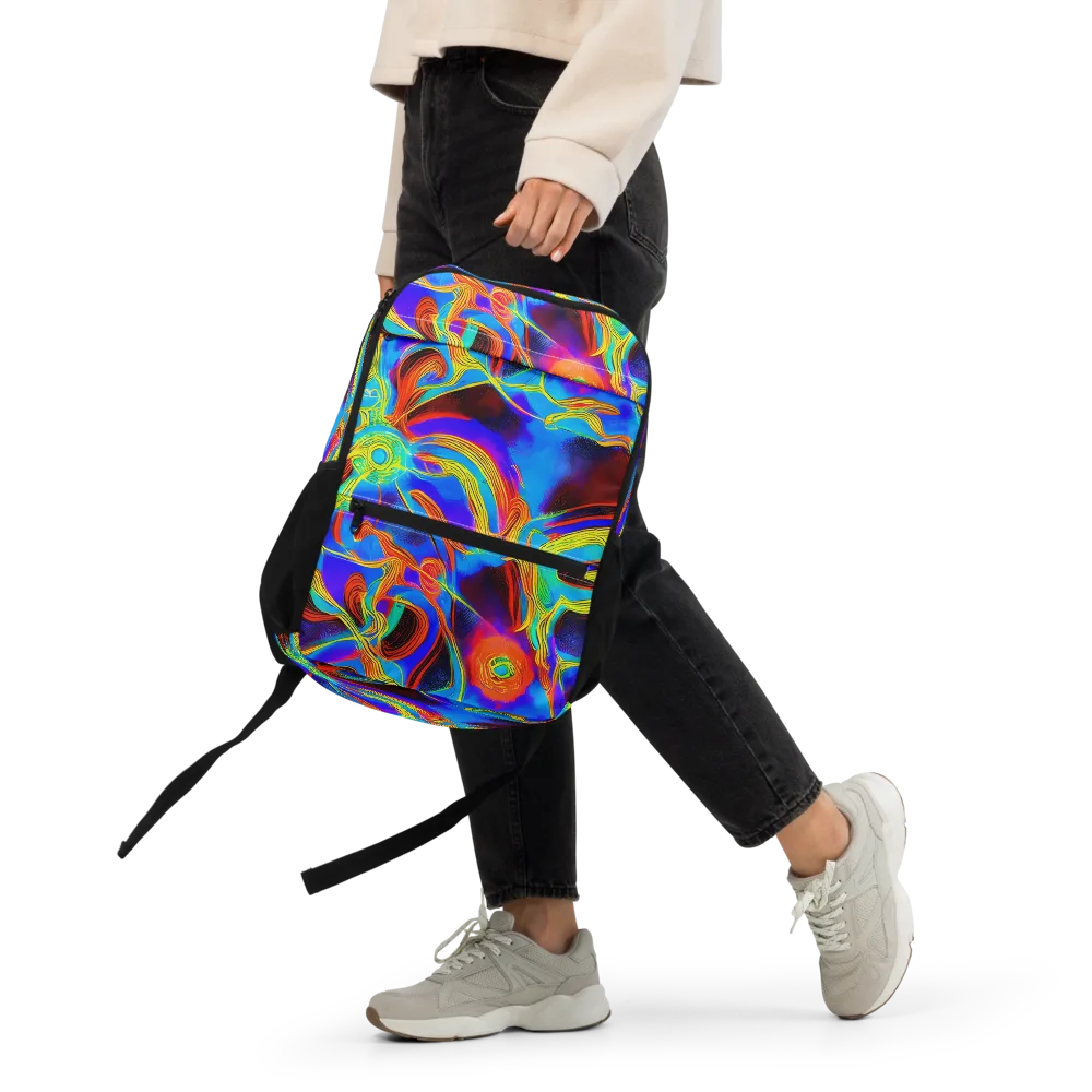 Sunburst Current on Utility Backpack — Front