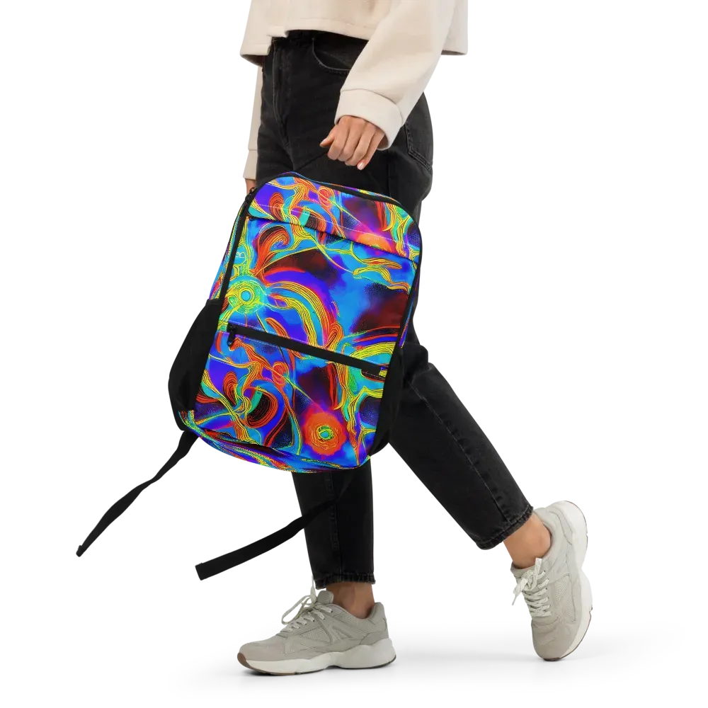 Sunburst Current on Utility Backpack — Front