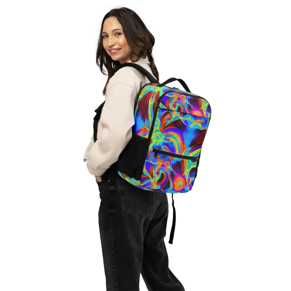 Sunburst Current on Utility Backpack — Back