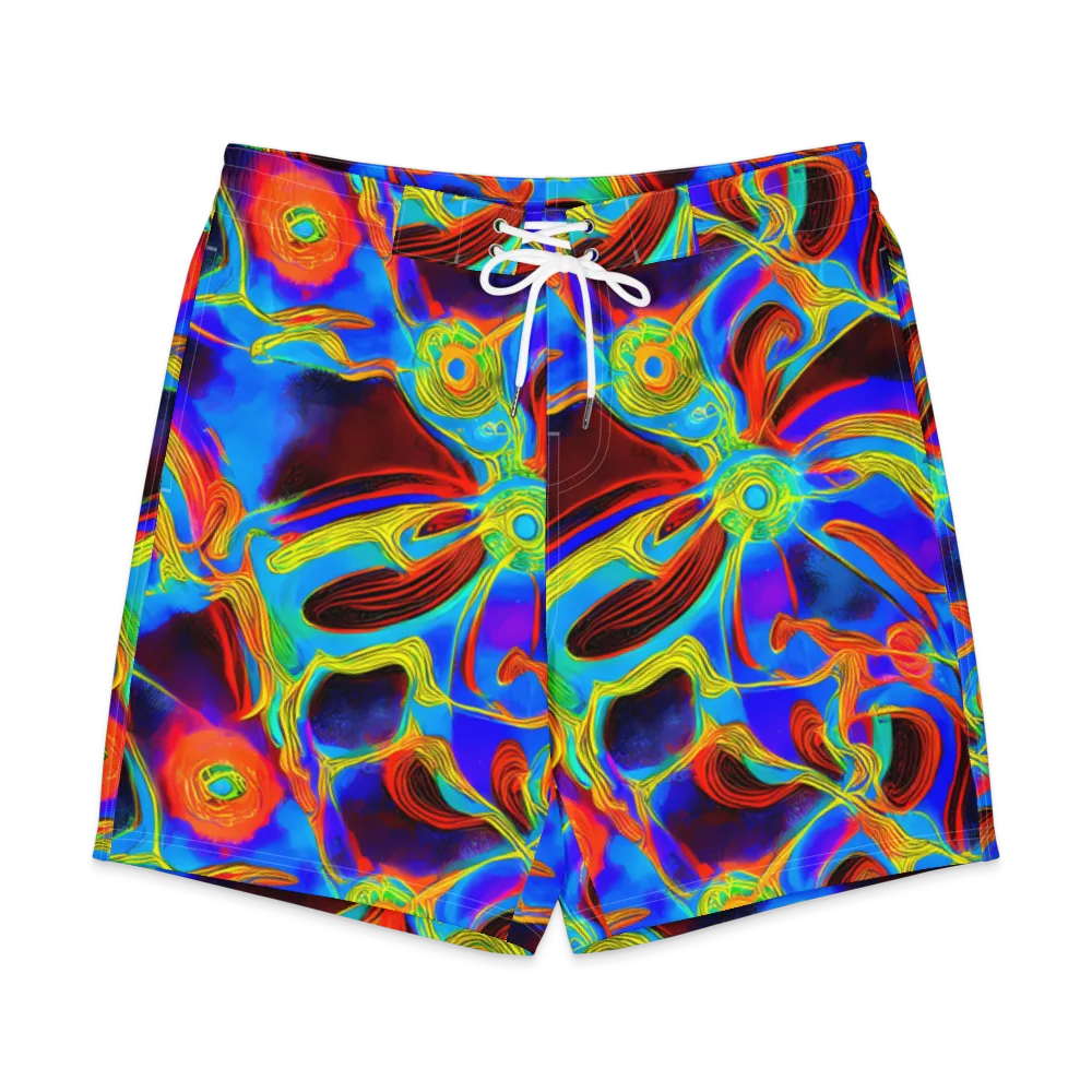 Sunburst Current on Men's Board Shorts — Front