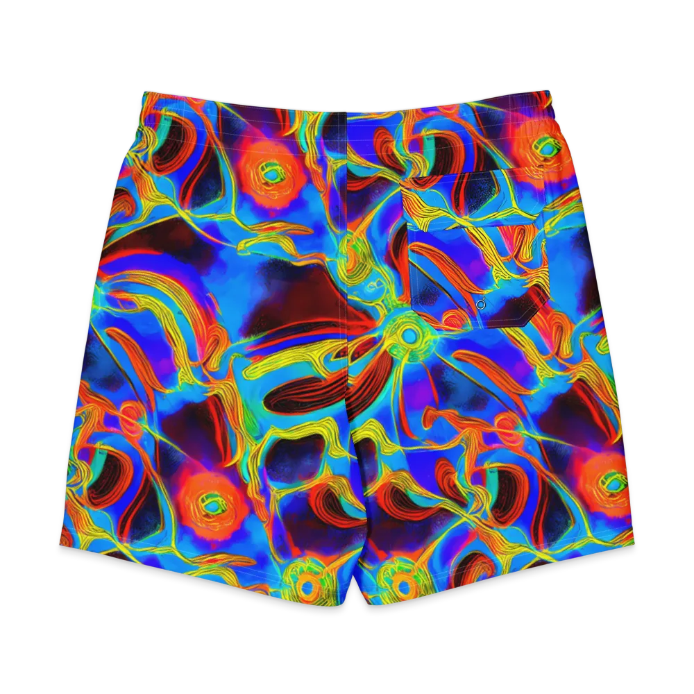 Sunburst Current on Men's Board Shorts — Back