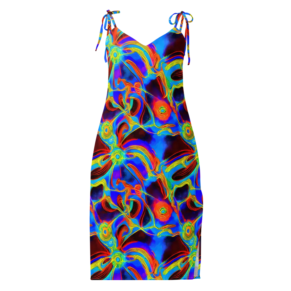 Sunburst Current on Slip Dress — Front