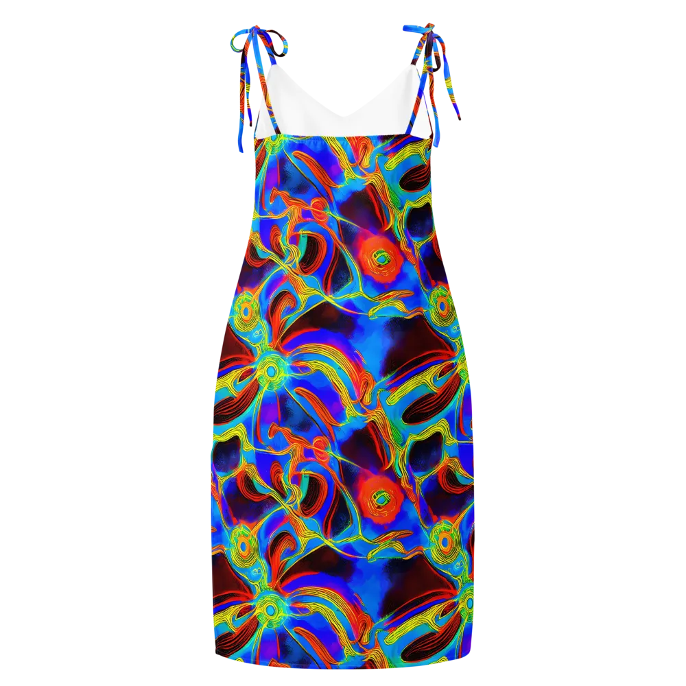 Sunburst Current on Slip Dress — Back