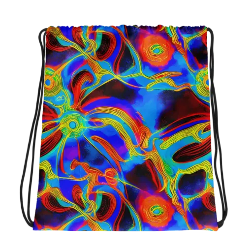 Sunburst Current on a Drawstring Bag