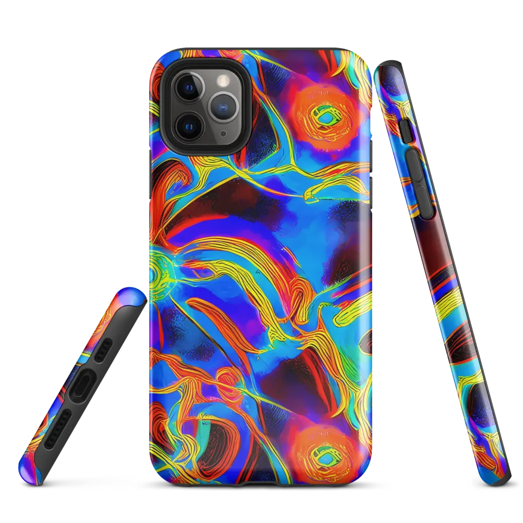 Sunburst Current on Tough Case for iPhone® — Front