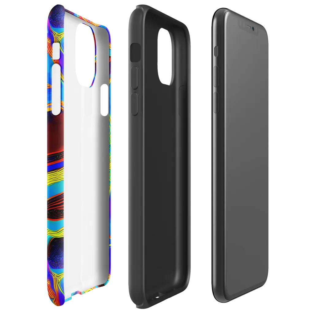Sunburst Current on Tough Case for iPhone® — Right