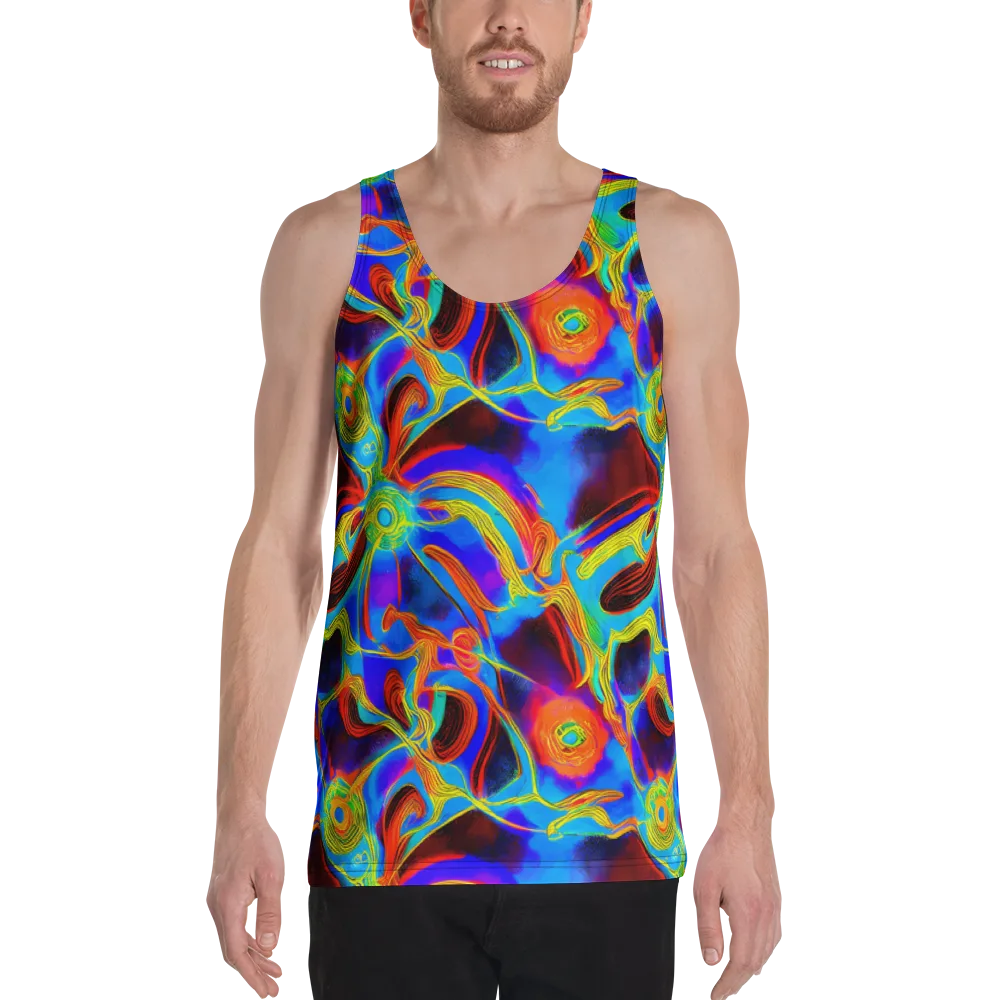 Sunburst Current on Men's Tank Top — Front