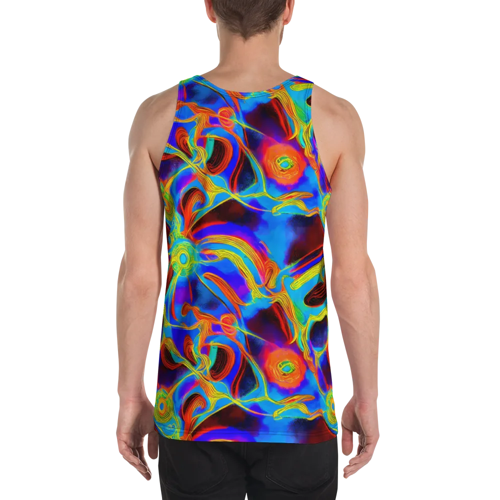 Sunburst Current on Men's Tank Top — Back