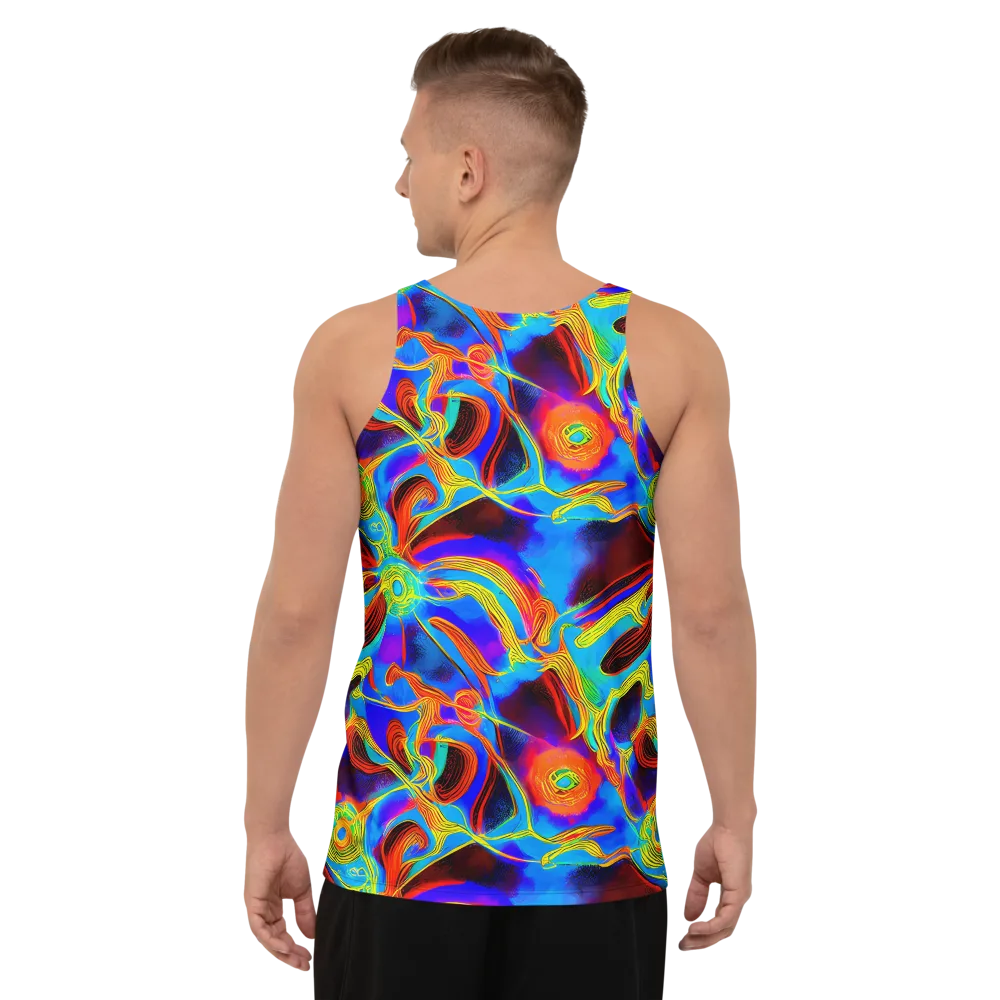 Sunburst Current on Men's Tank Top — Back