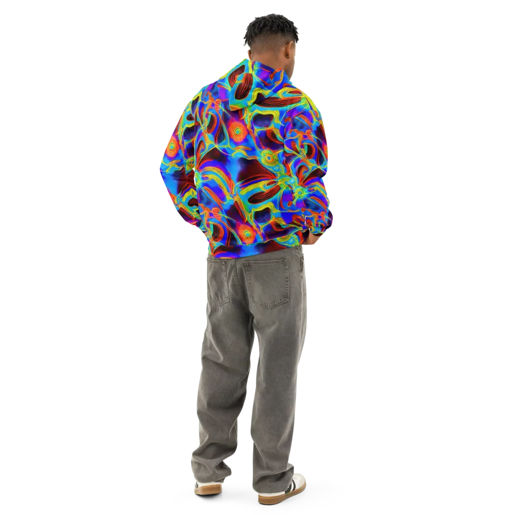 Sunburst Current on Cotton Hoodie — Back