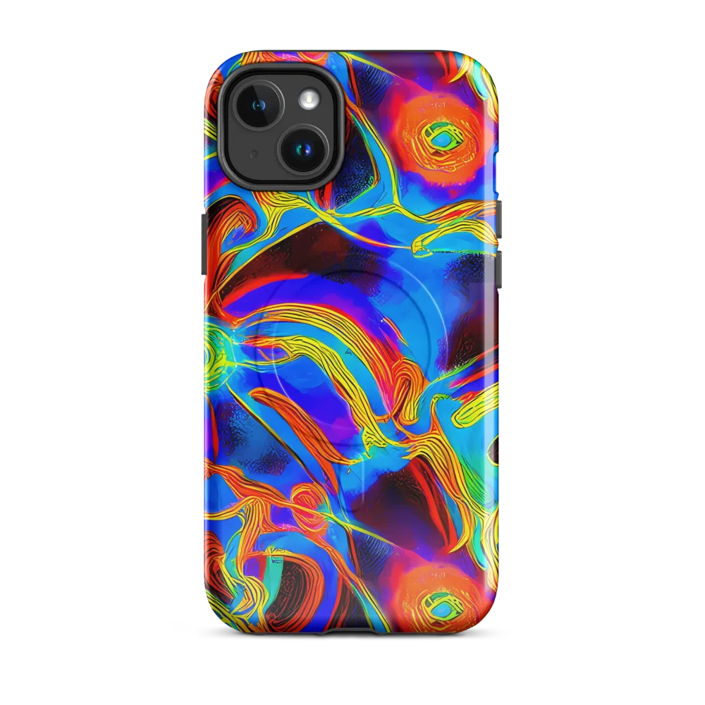 Sunburst Current on MagSafe Tough Case for iPhone® — Front