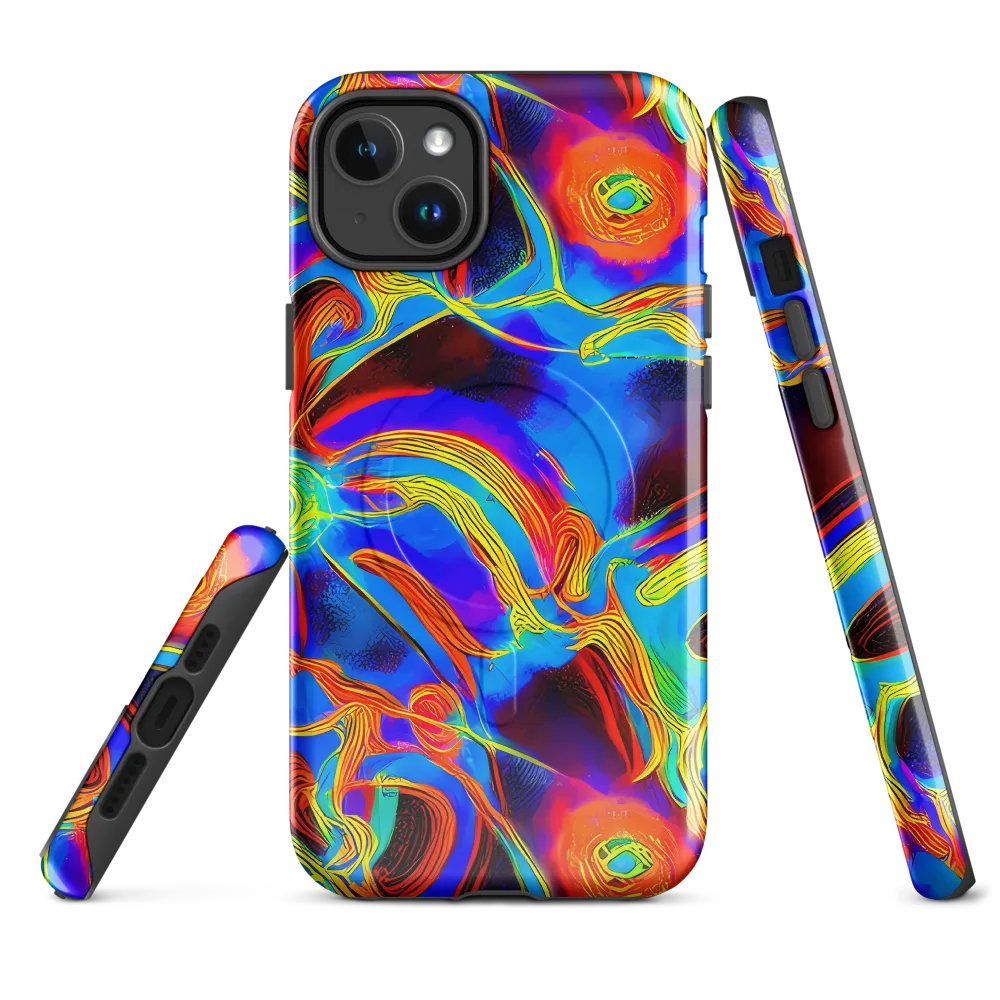 Sunburst Current on MagSafe Tough Case for iPhone® — Front