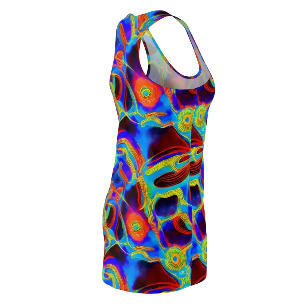 Sunburst Current on Racerback Dress — Back Side
