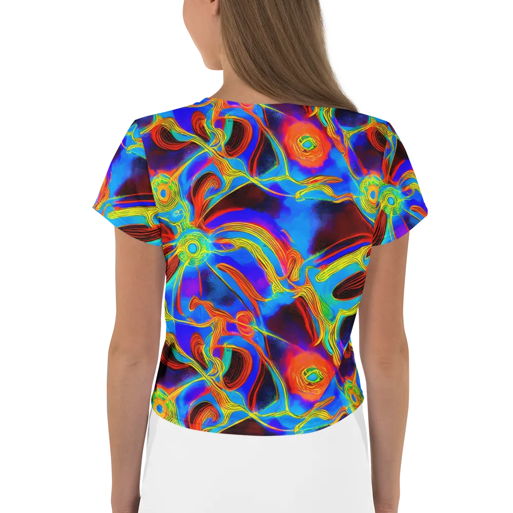 Sunburst Current on Crop Tee — Back