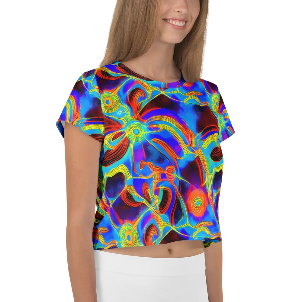Sunburst Current on Crop Tee — Right