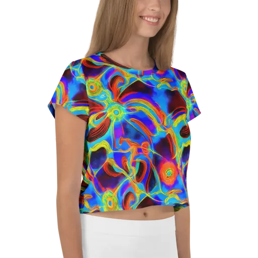 Sunburst Current on a Crop Tee
