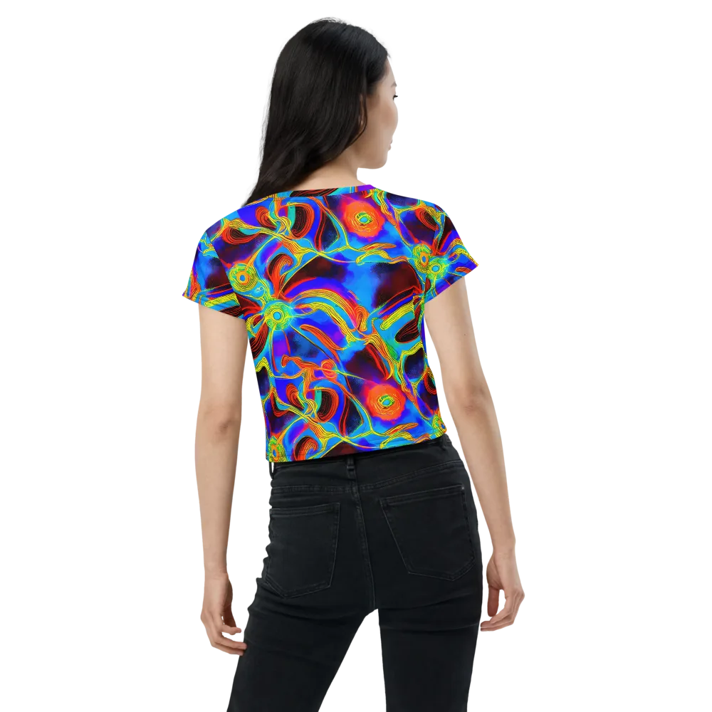 Sunburst Current on Crop Tee — Back