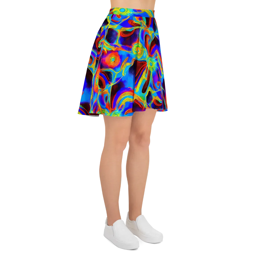 Sunburst Current on Skater Skirt — Right