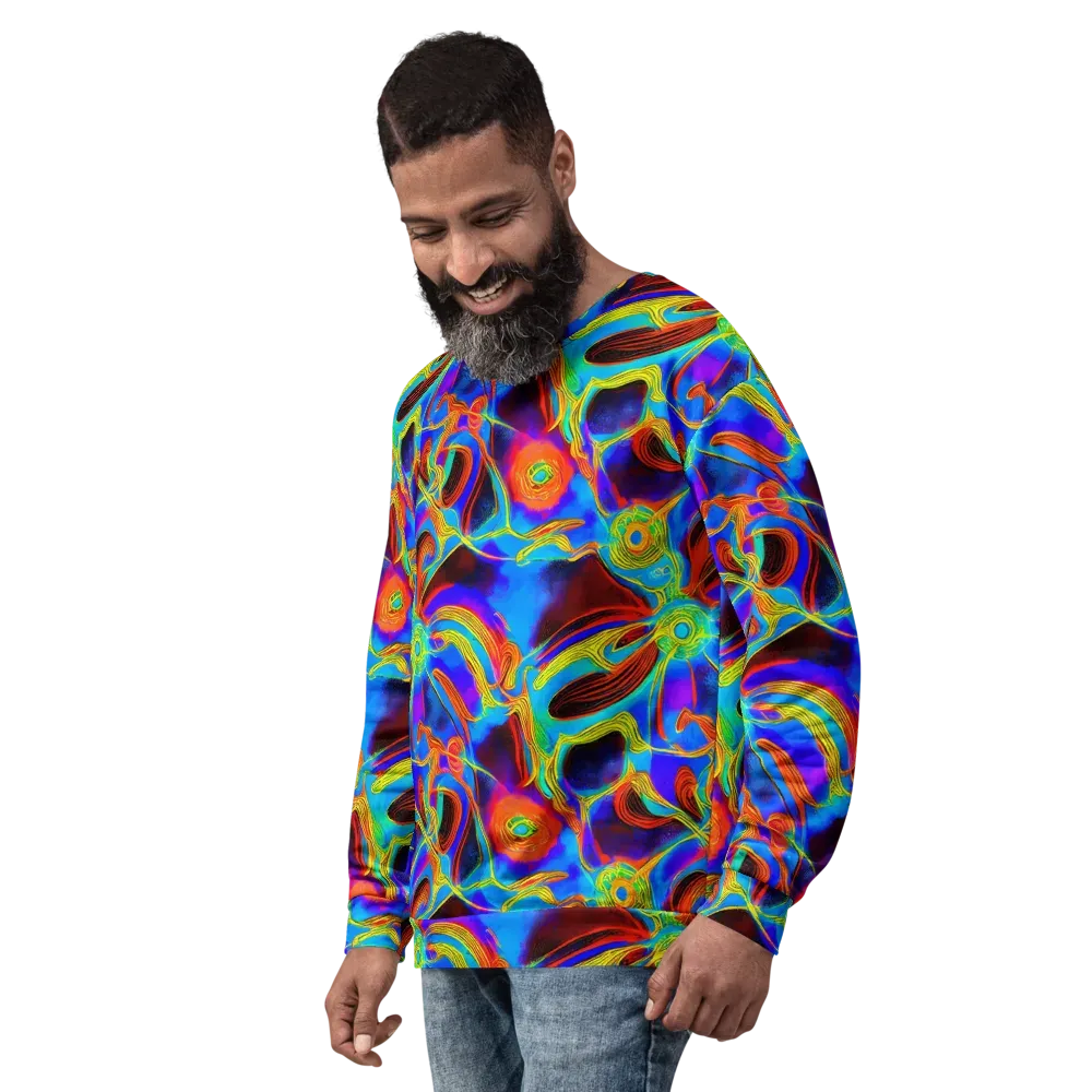 Sunburst Current on Sweatshirt — Left Front