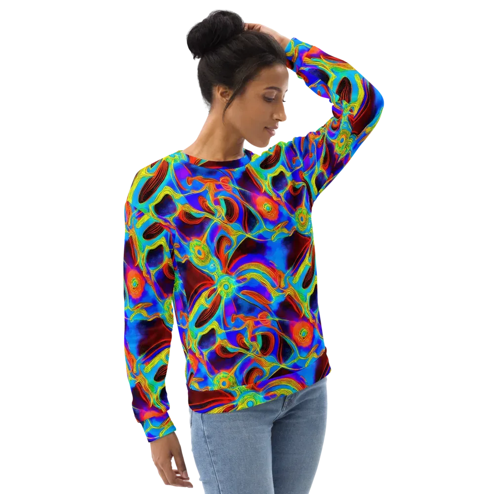 Sunburst Current on Sweatshirt — Right Front