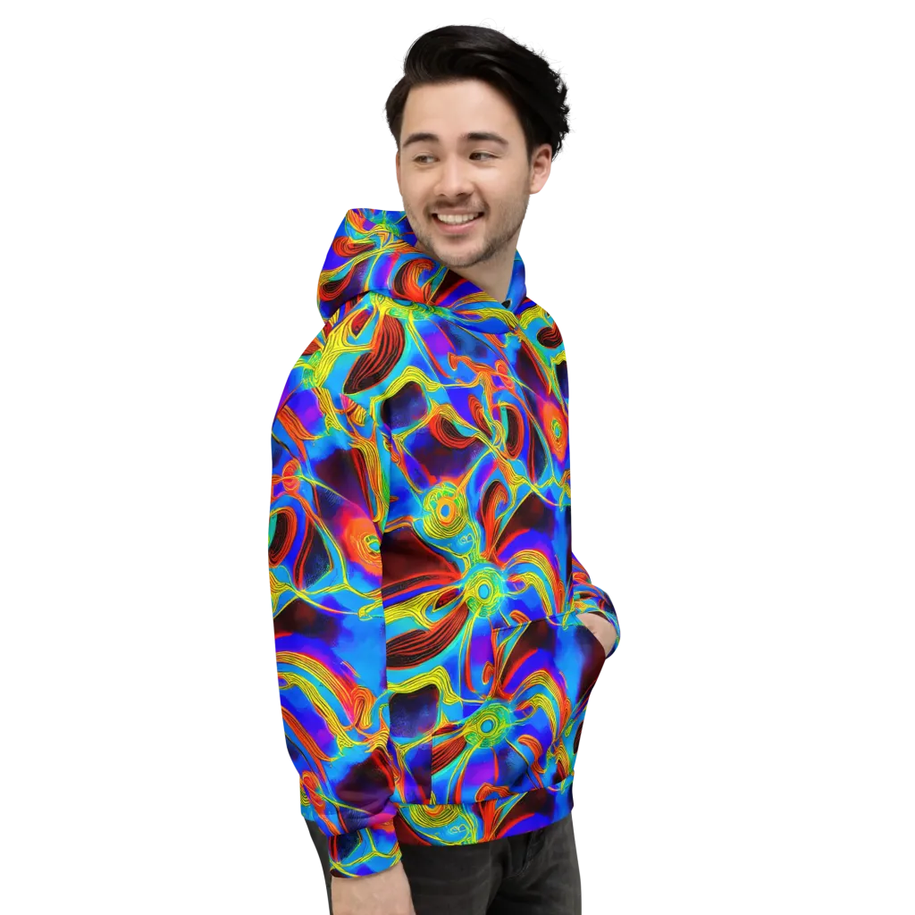 Sunburst Current on Hoodie — Right