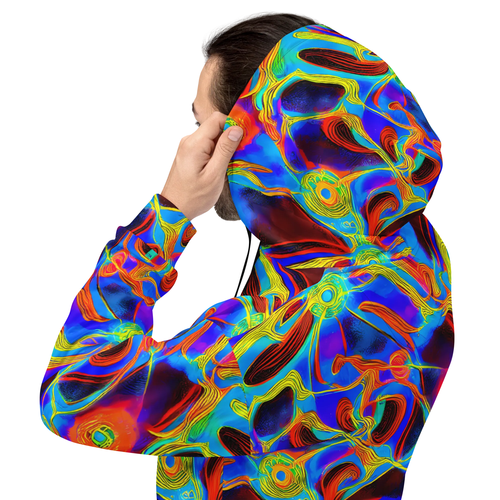 Sunburst Current on Hoodie — Back