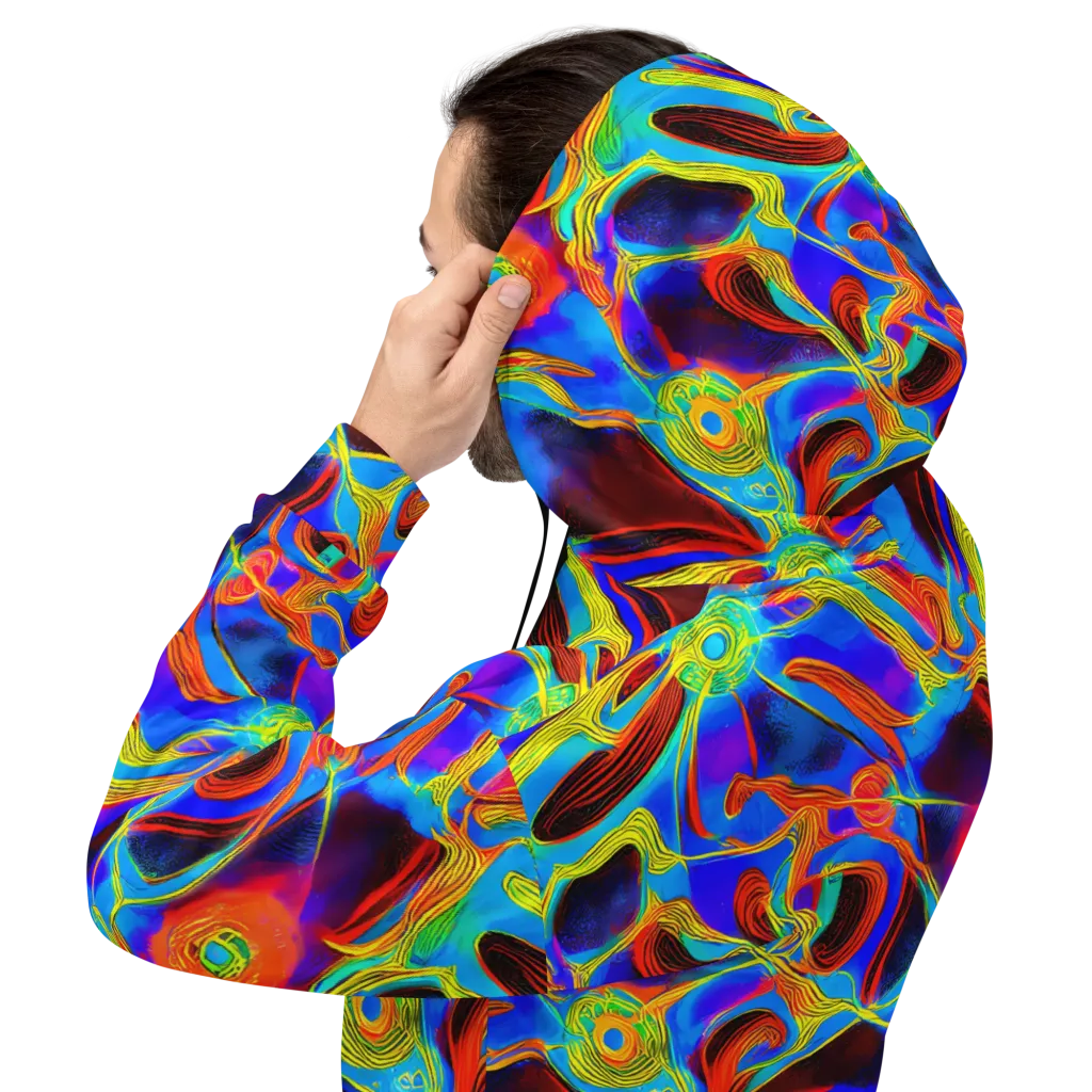Sunburst Current on Hoodie — Back