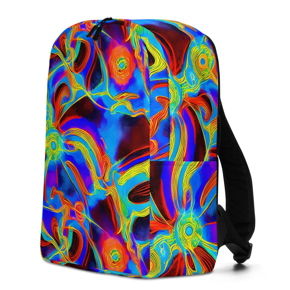 Sunburst Current on Minimalist Backpack — Left
