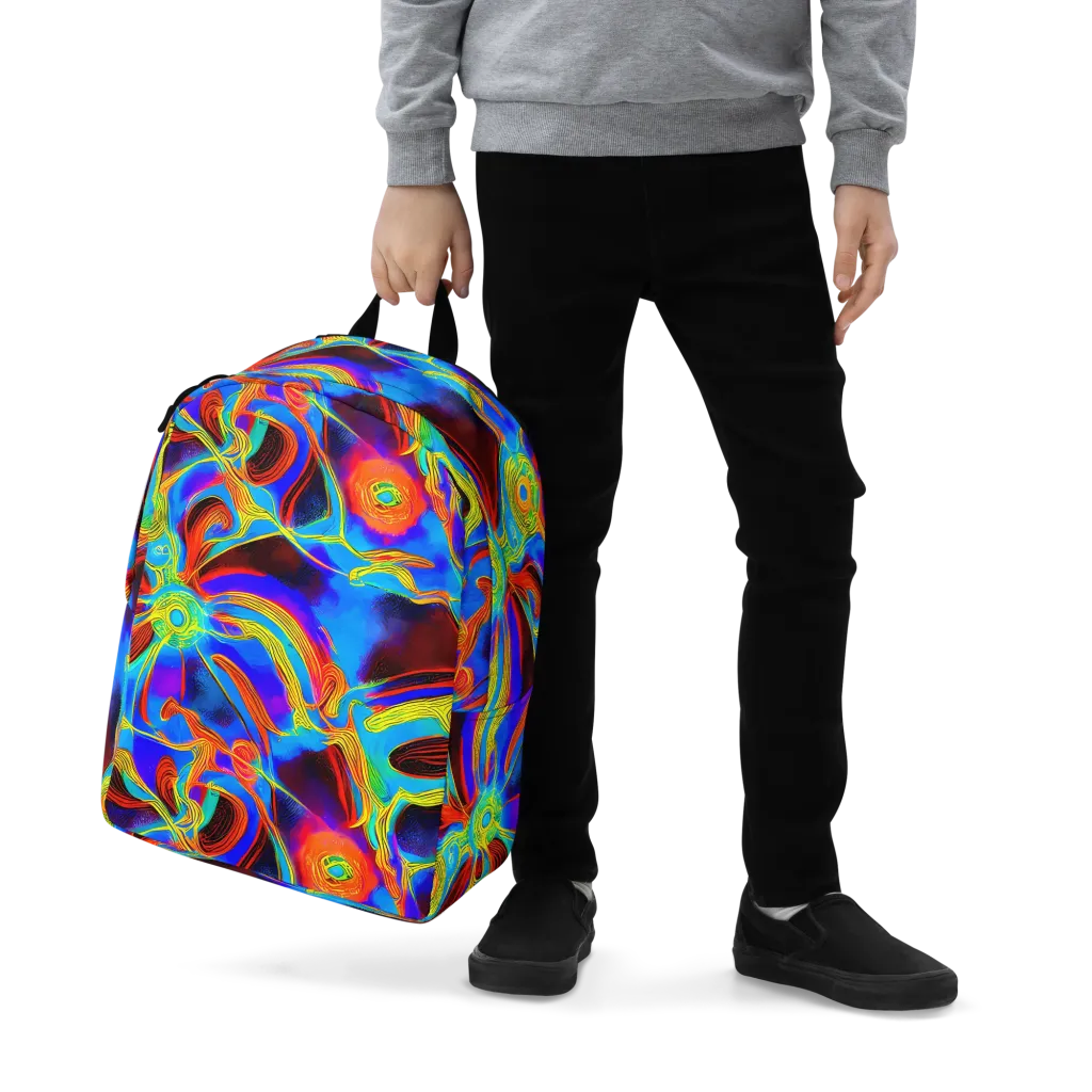 Sunburst Current on Minimalist Backpack — Zoomed-in