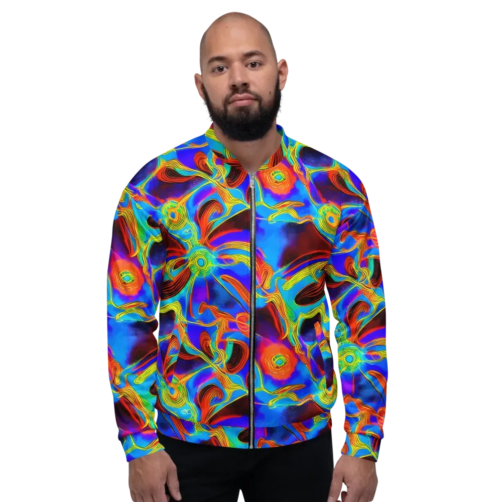 Sunburst Current on Bomber Jacket — Front