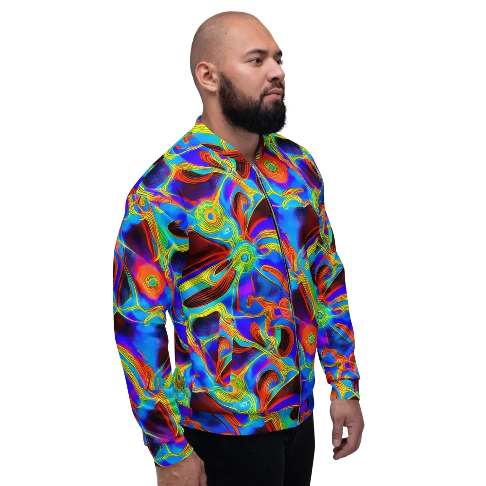 Sunburst Current on Bomber Jacket — Right