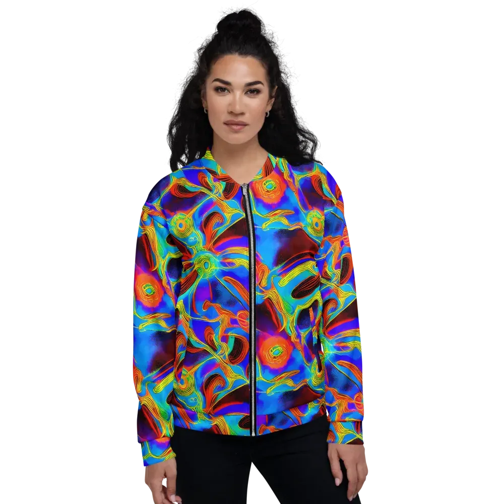 Sunburst Current on Bomber Jacket — Front