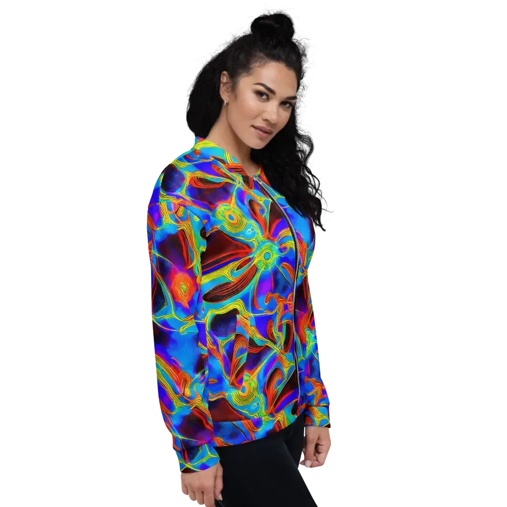 Sunburst Current on Bomber Jacket — Right
