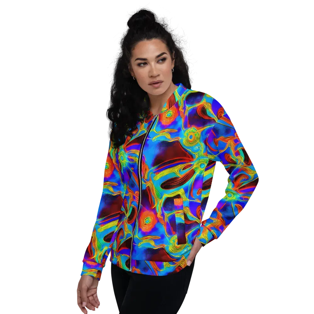 Sunburst Current on Bomber Jacket — Left