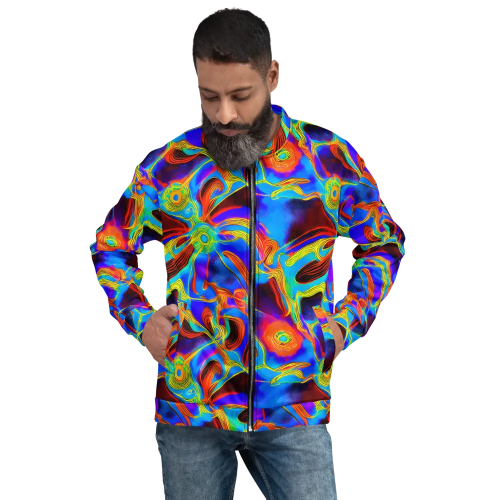 Sunburst Current on Bomber Jacket — Front