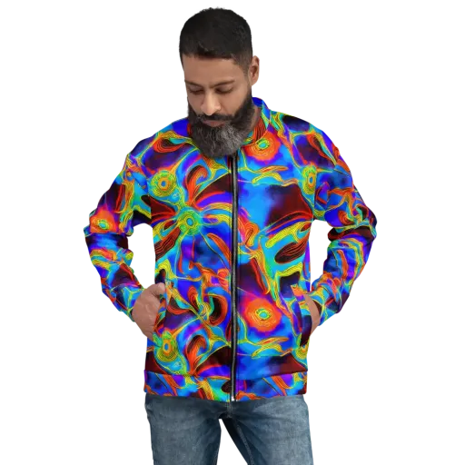 Sunburst Current on a Bomber Jacket