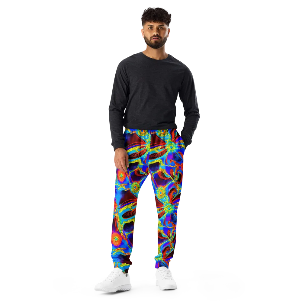 Sunburst Current on Men's Joggers — Front